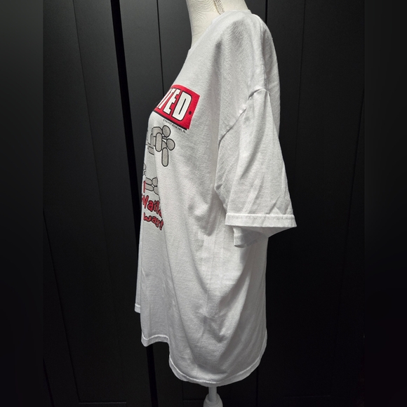 Vintage 1990s (1998) Y2K funny XXX Help Wanted graphic t-shirt - Picture 5 of 9